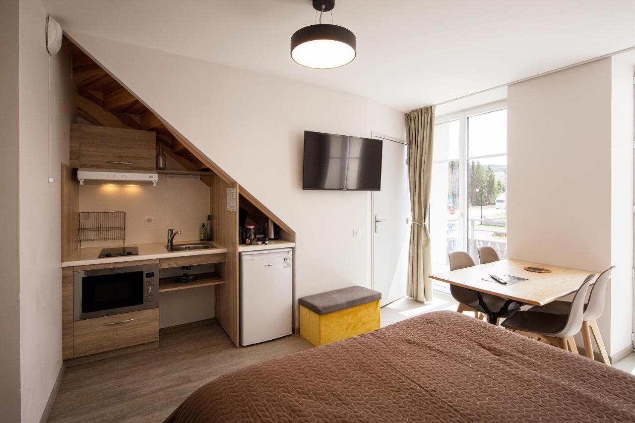 Hotel Restaurant De La Poste Et La Grange Detente, Espace Bien-Etre Châteauneuf-de-Randon Zimmer foto